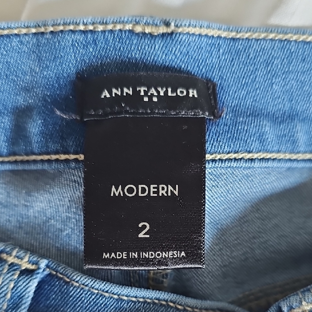 Ann Taylor Modern Fit Blue Jeans